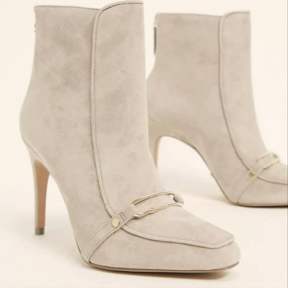 NWT REISS | Jett Suede Ankle Booties - Picture 1 of 6